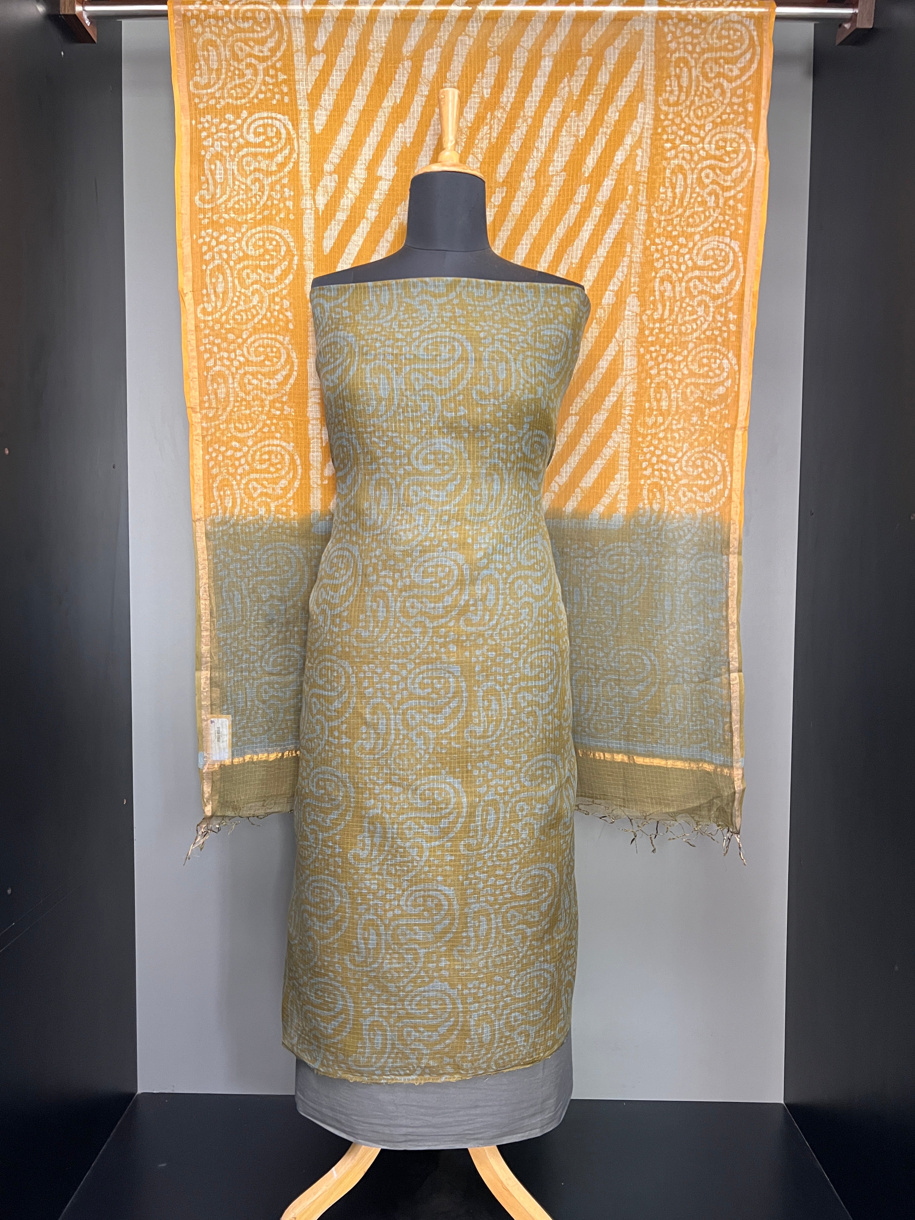 Print Detailed Kota Salwar Set | JKL579