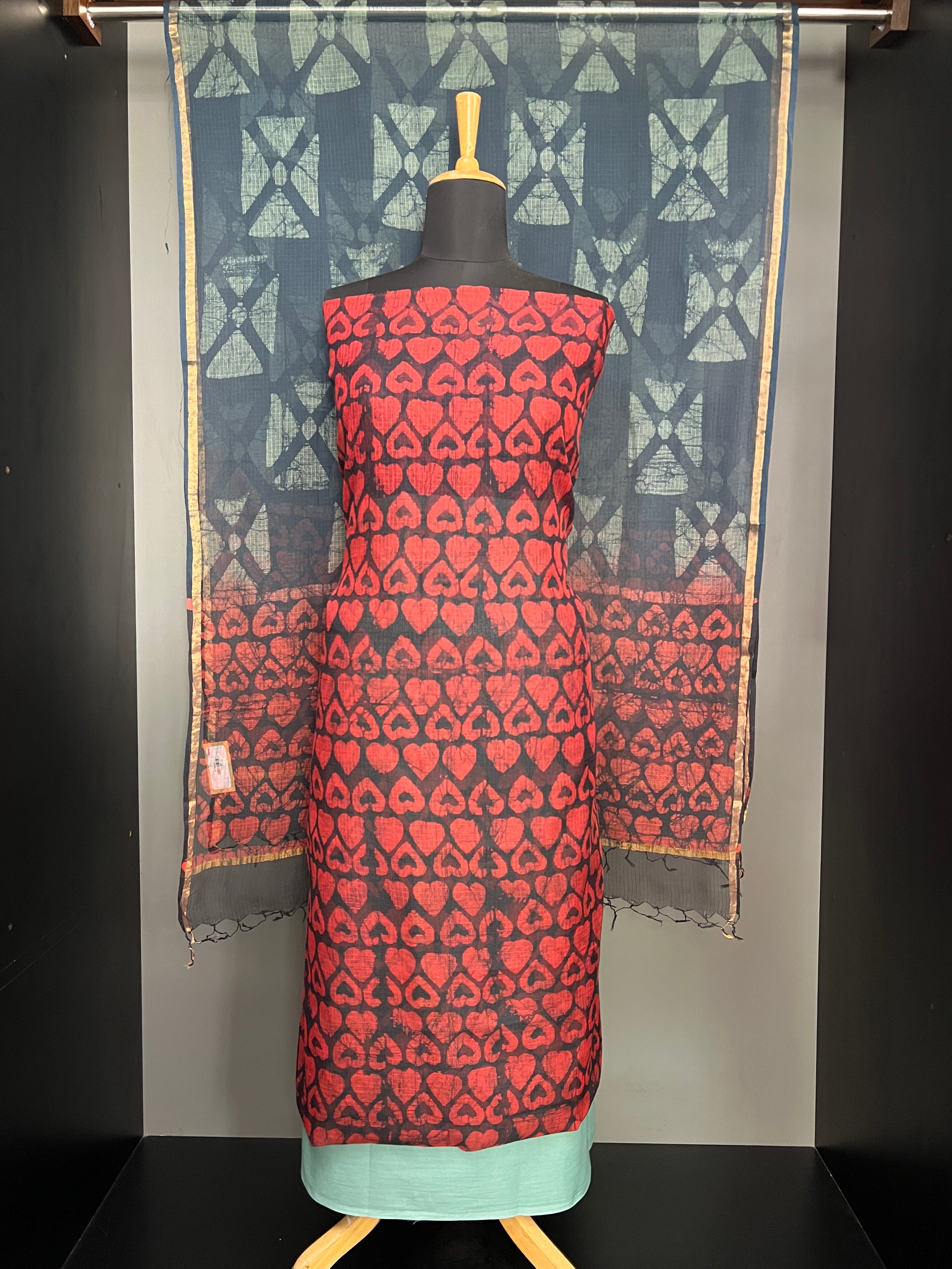 Print Detailed Kota Salwar Set | JKL580