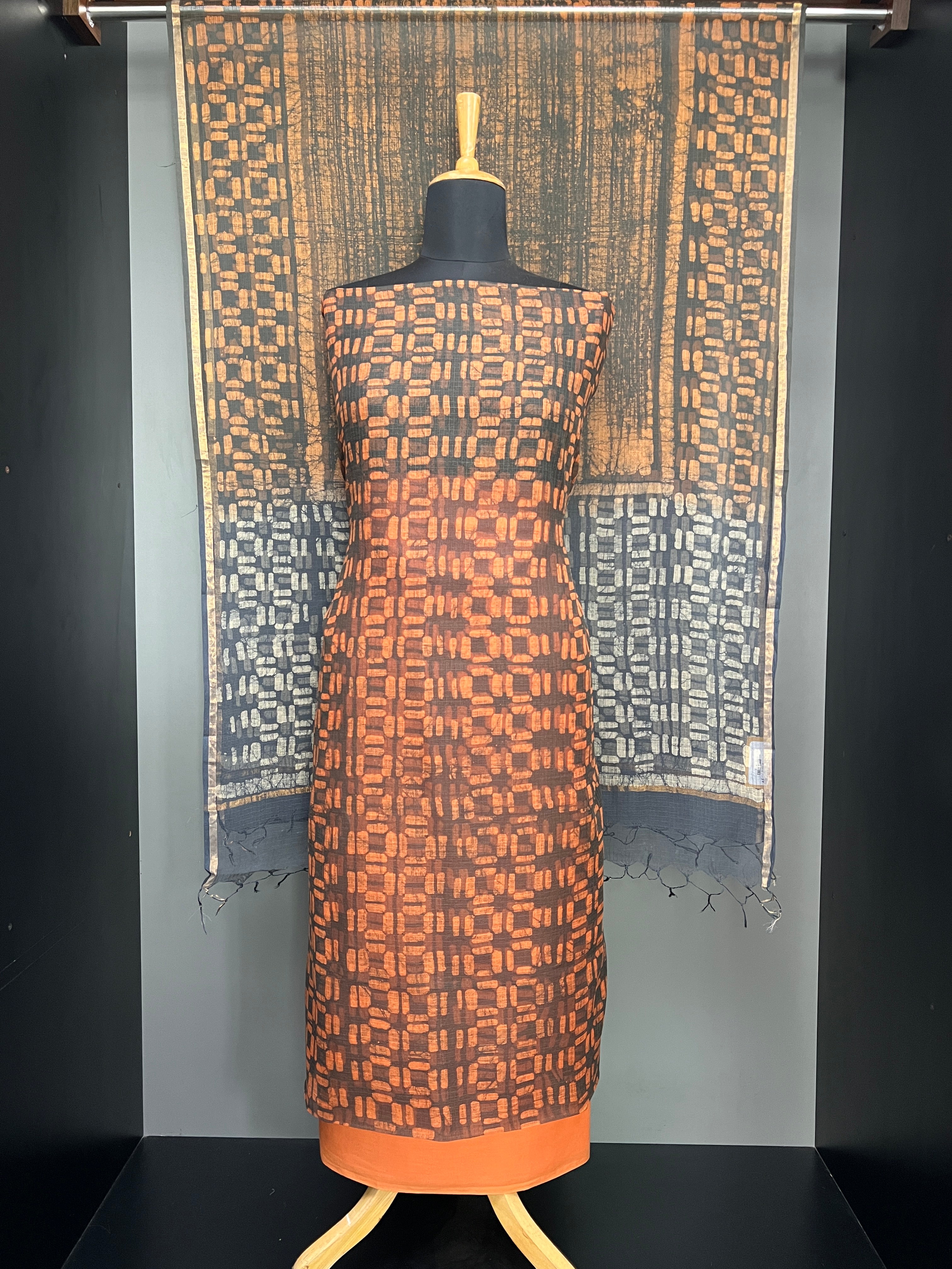 Print Detailed Kota Salwar Set | JKL581