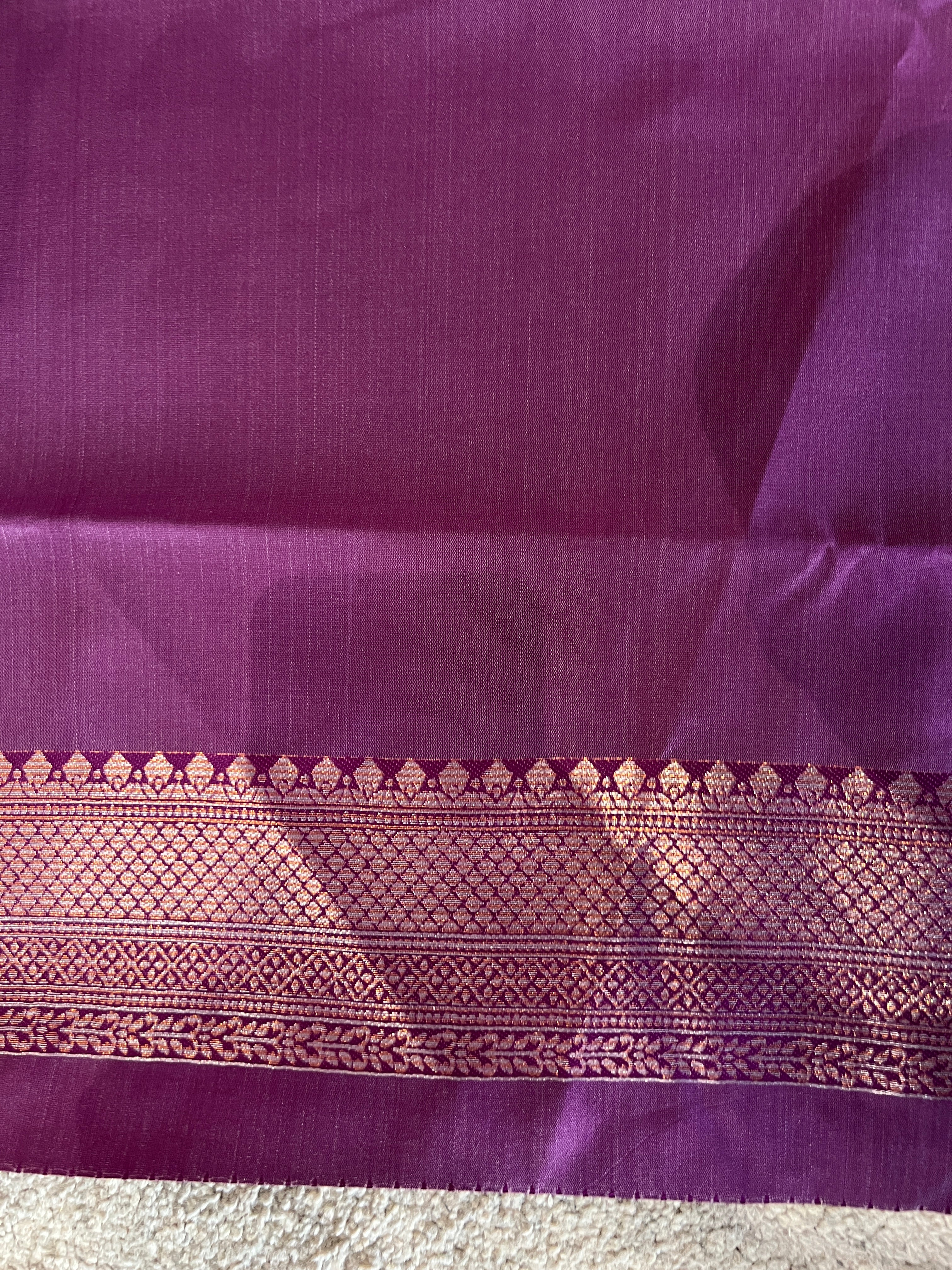 Zari Woven Floral Patterned Semi Silk Saree | KAC101