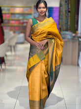 Traditional Zari Woven Brocade Patterned Semi Silk Saree | KAC148