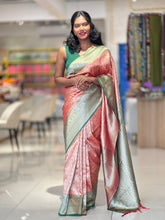 Zari Woven Floral Patterned Banarasi Silk Saree | KAC161
