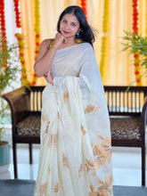 Floral Weaving With Zari Detailed Traditional Jamdani Saree | KAC198