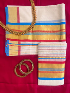 Kerala Cotton Set Mundu | KL176