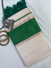 Tissue Border Pattern With Kerala Cotton Tissue Saree | KL256