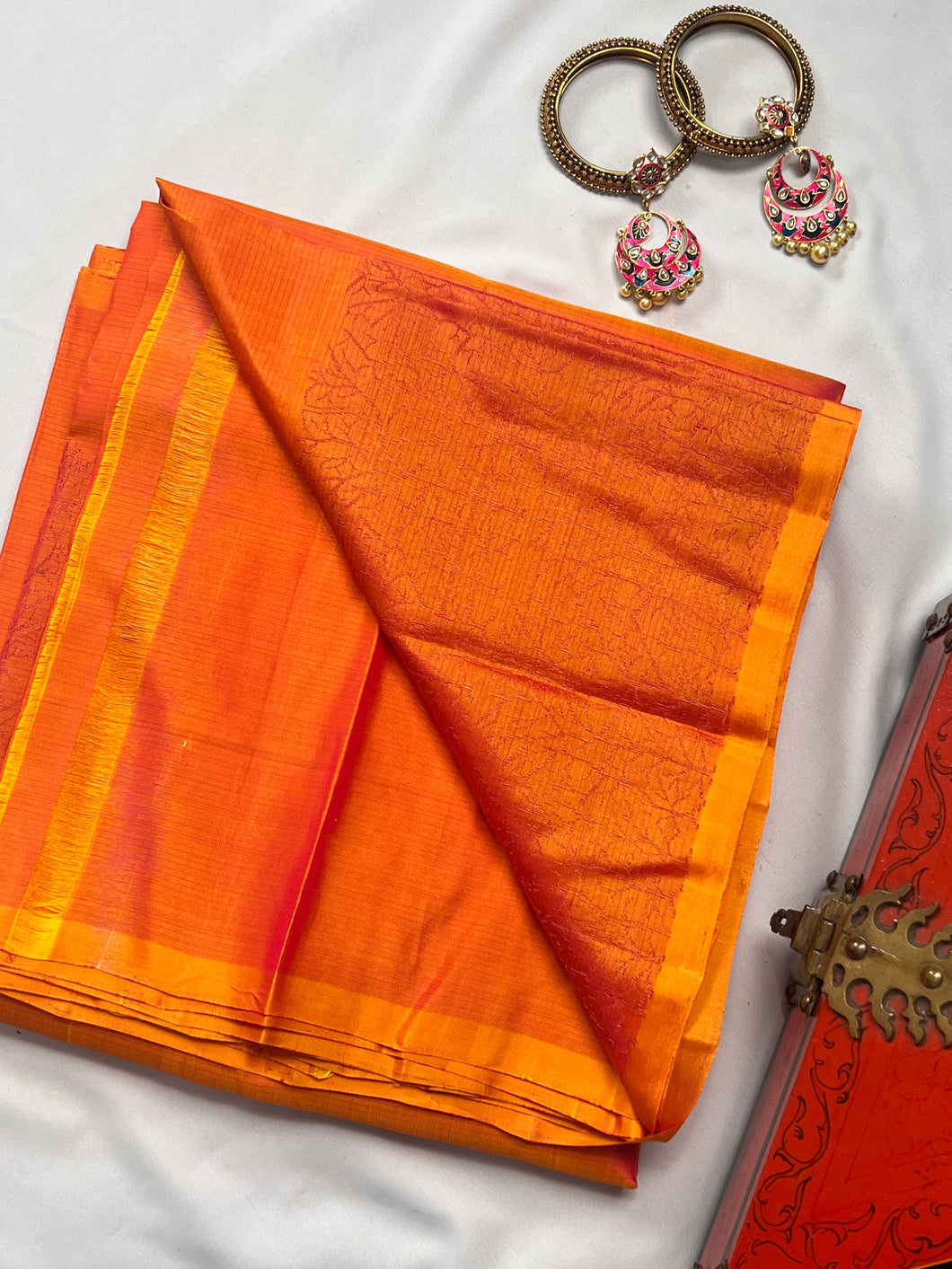 Neem Zari Jaquared Weaved Pure Silk Saree | KTS114