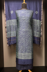 Batik Printed Chanderi Salwar Set | LV430
