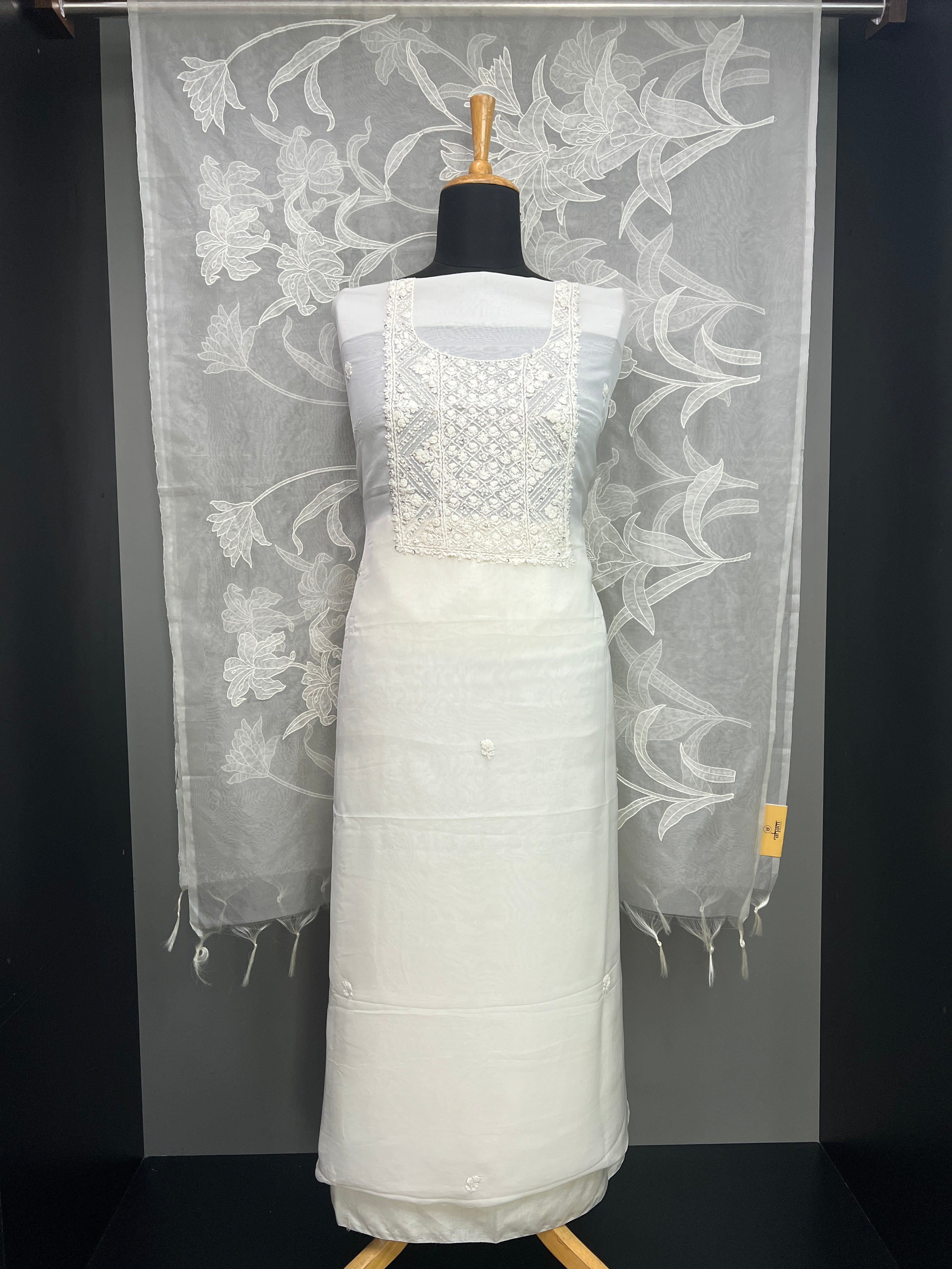 Hand Embroidery Detailed Organza Salwar Set | MM327