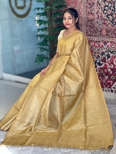 Floral Embroidery With Kesiya Weaved Tussar Saree | MNH487