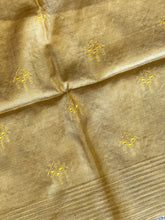 Machine Embroidery Detailed Tussar Saree | MNH507