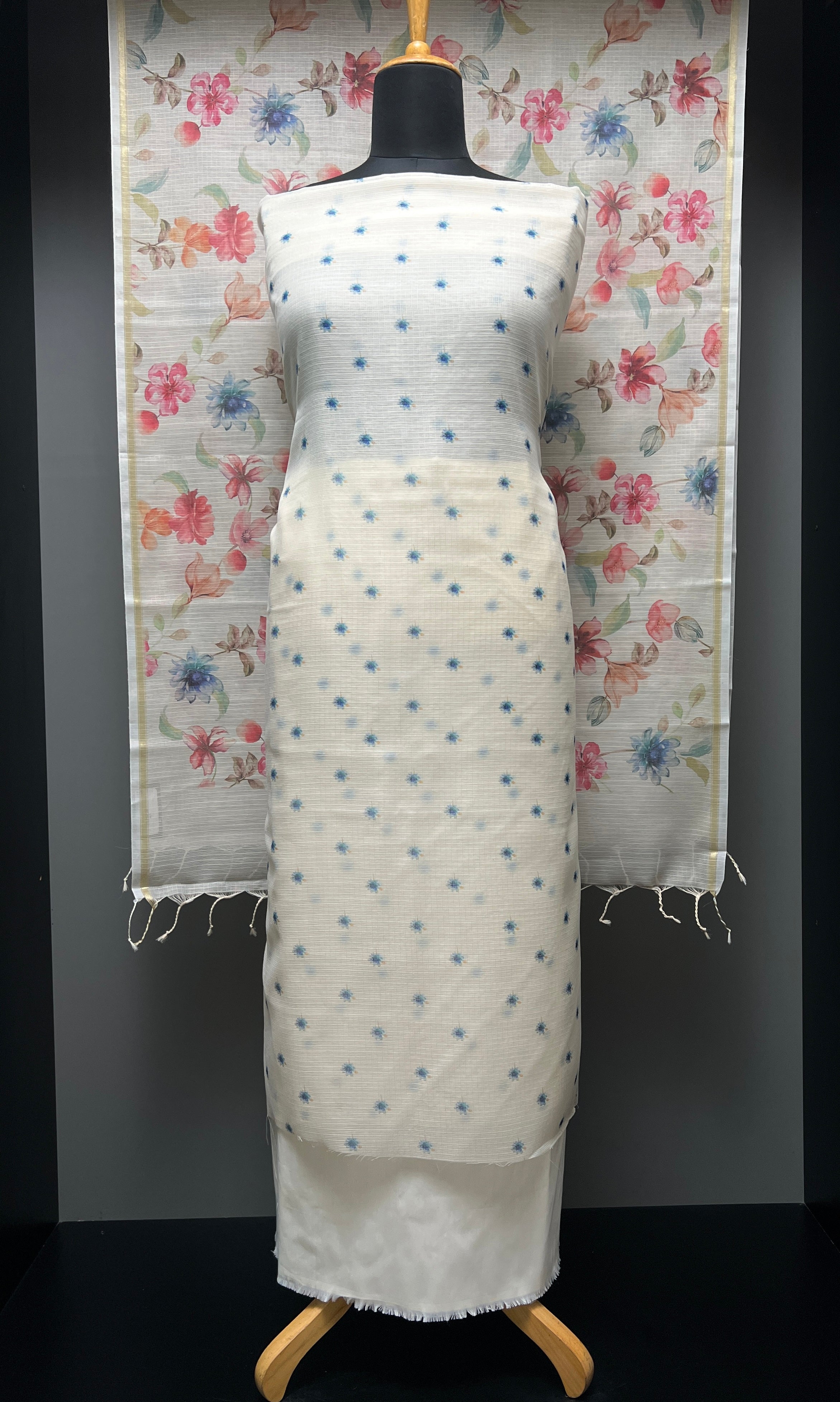 Floral Digital Print Patterned Kota Salwar Set | MR117