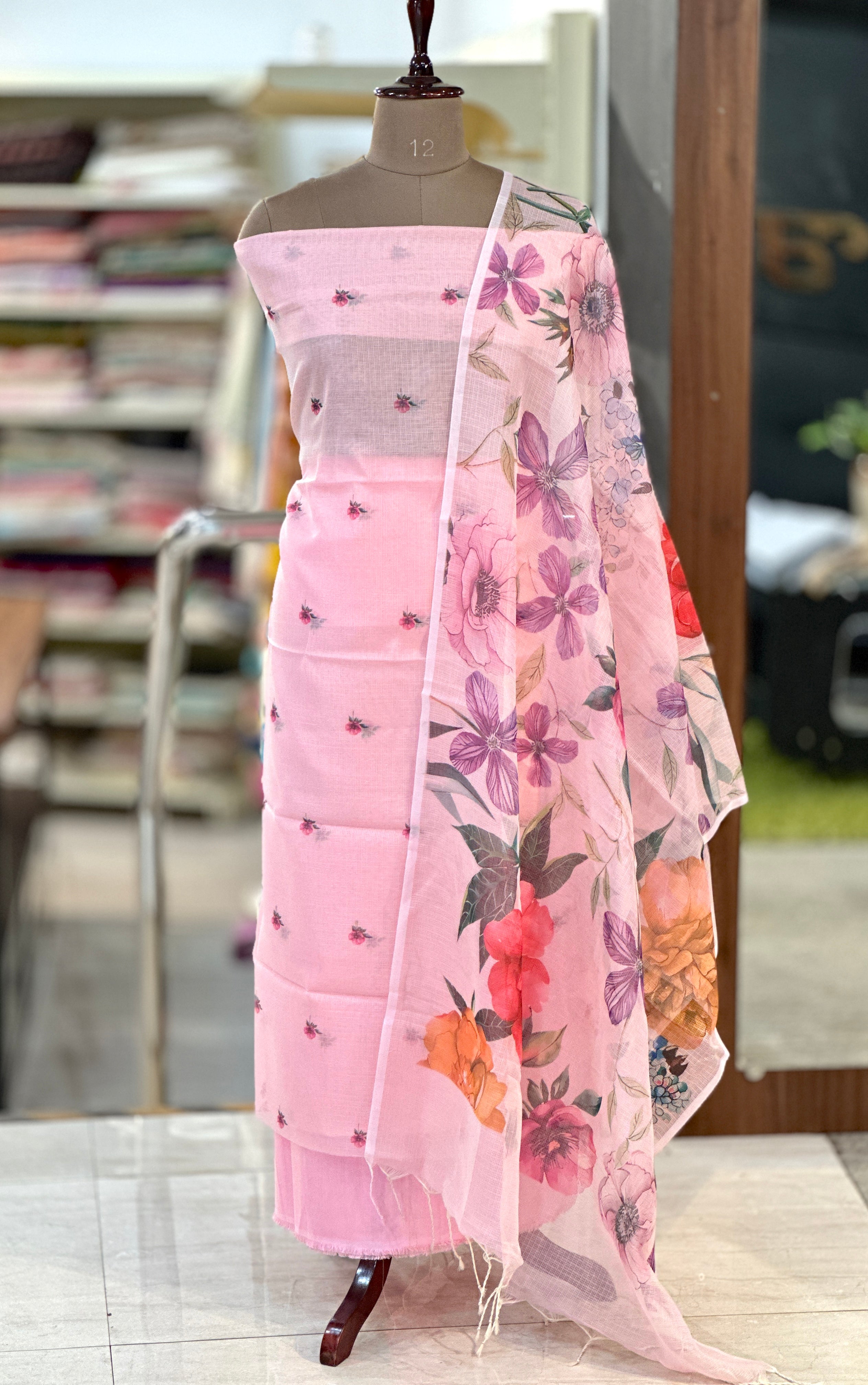 Digital Printed Silky Kota Salwar Set | MR242
