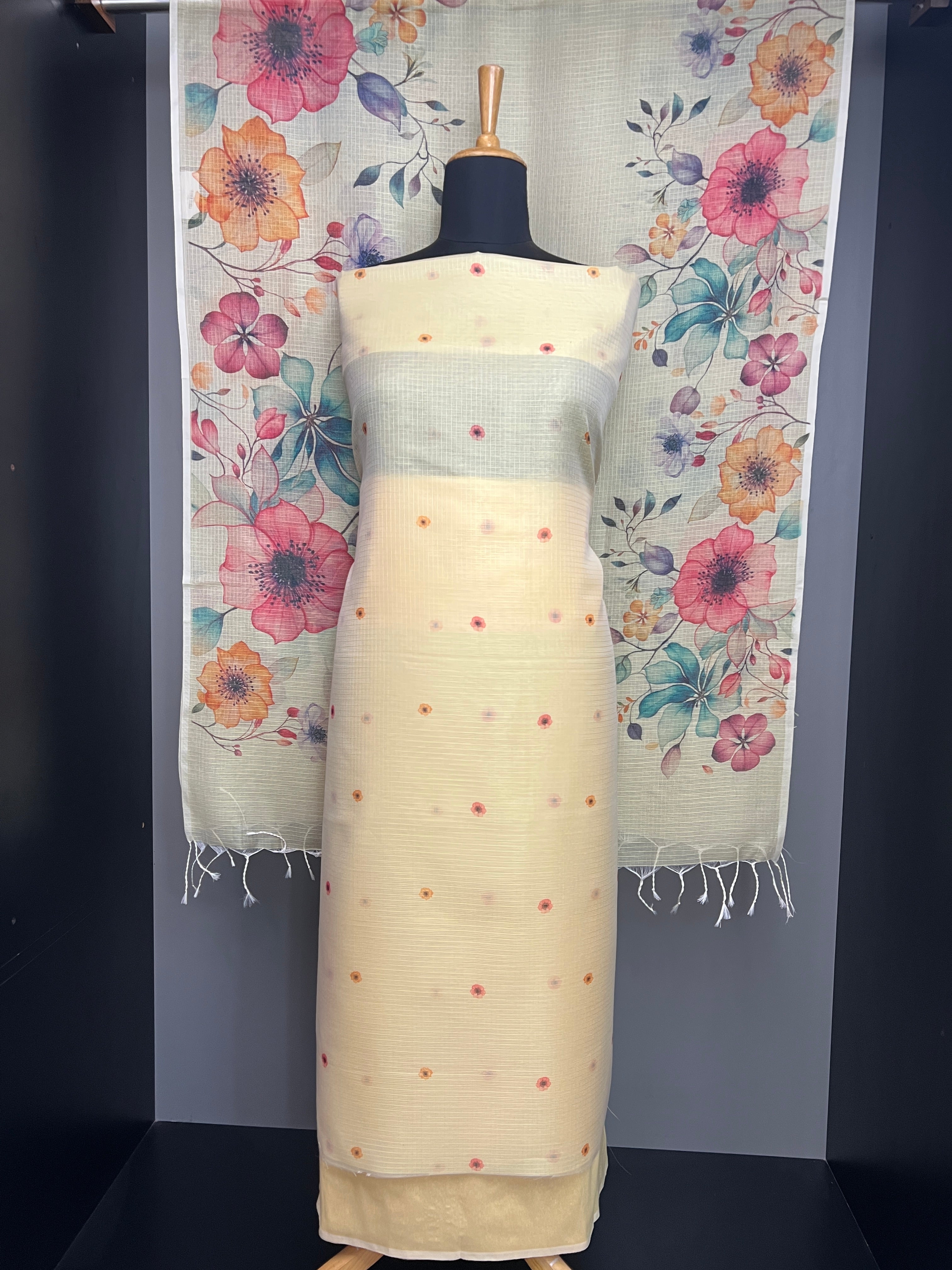 Floral Digital Printed Silky Kota Salwar Set | MR290