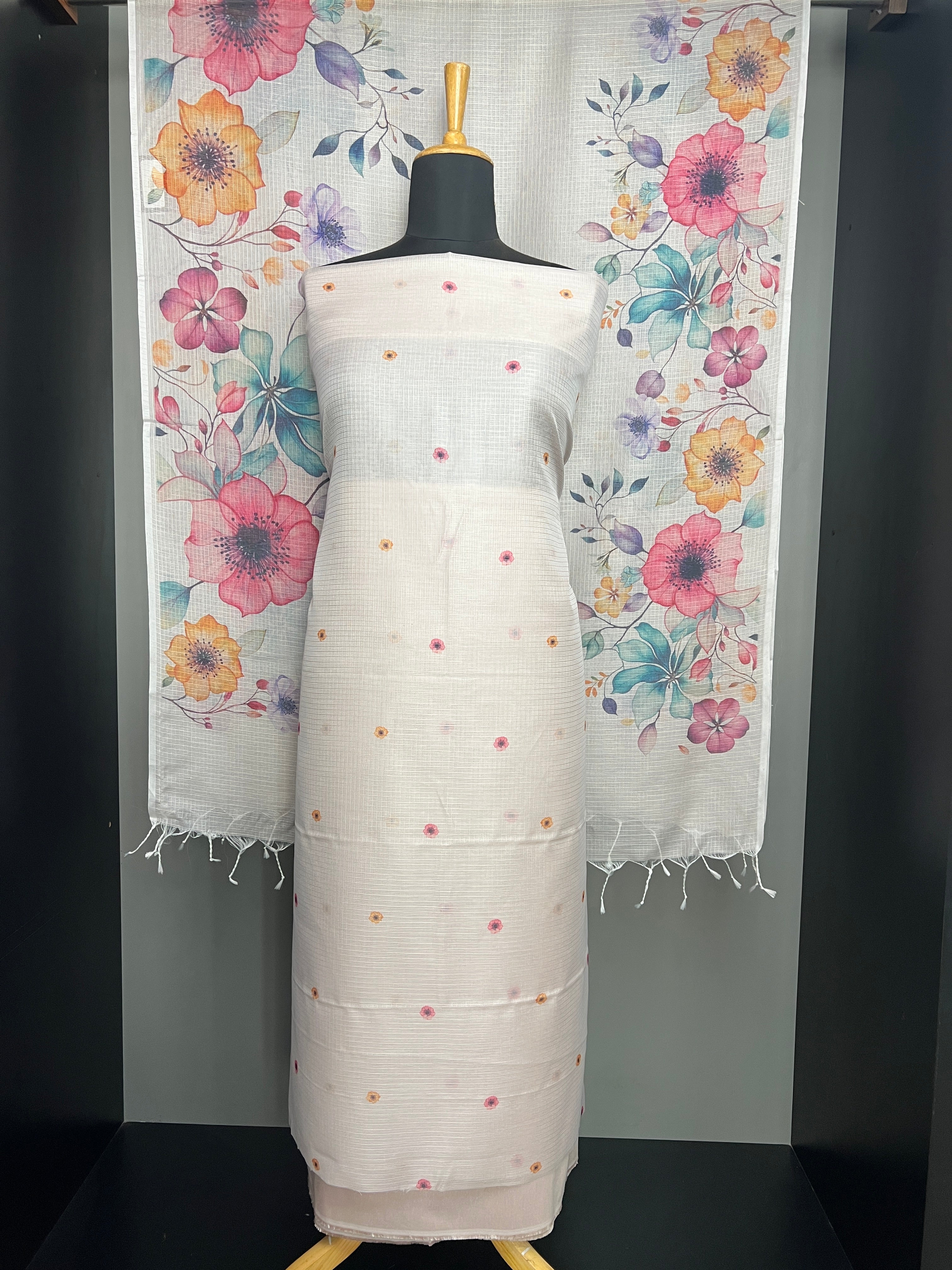 Floral Digital Printed Silky Kota Salwar Set | MR295