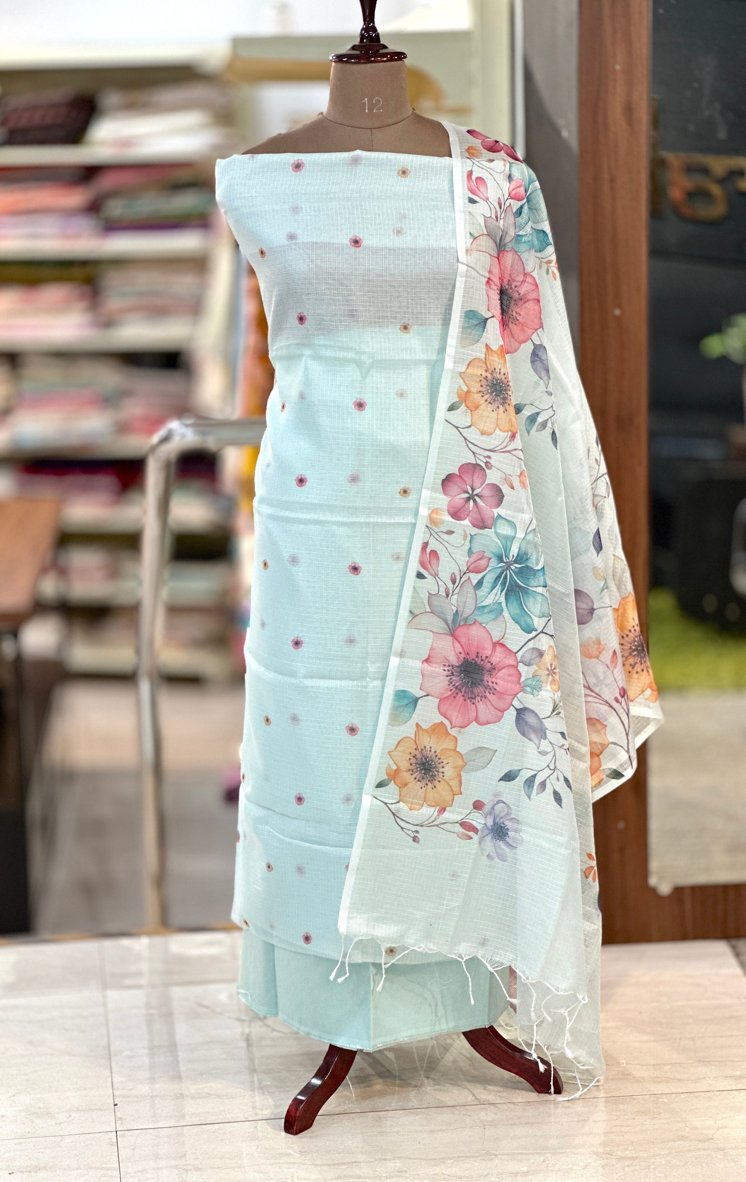 Digital Printed Silky Kota Salwar Set | MR297