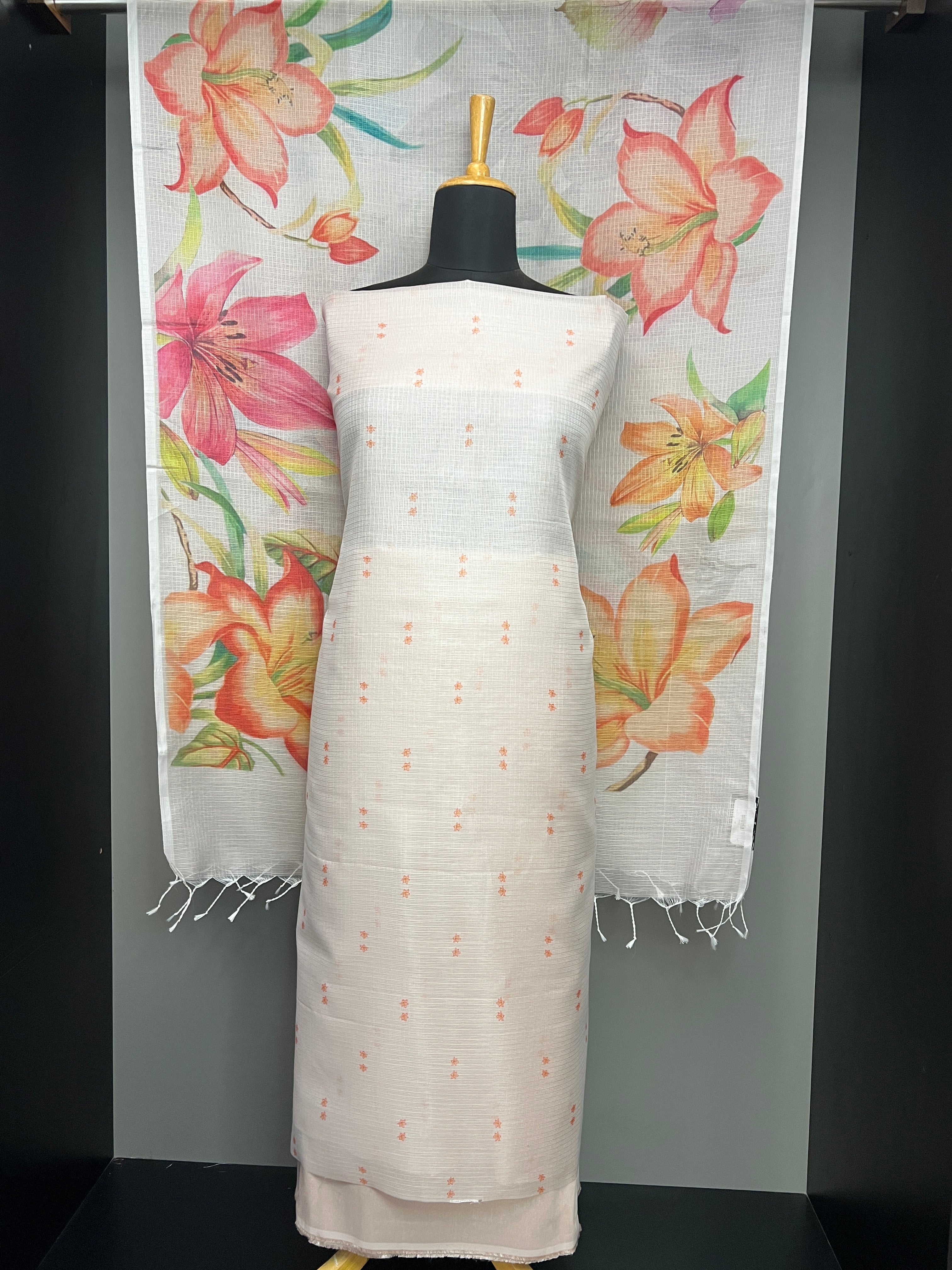 Floral Digital Printed Silky Kota Salwar Set | MR315