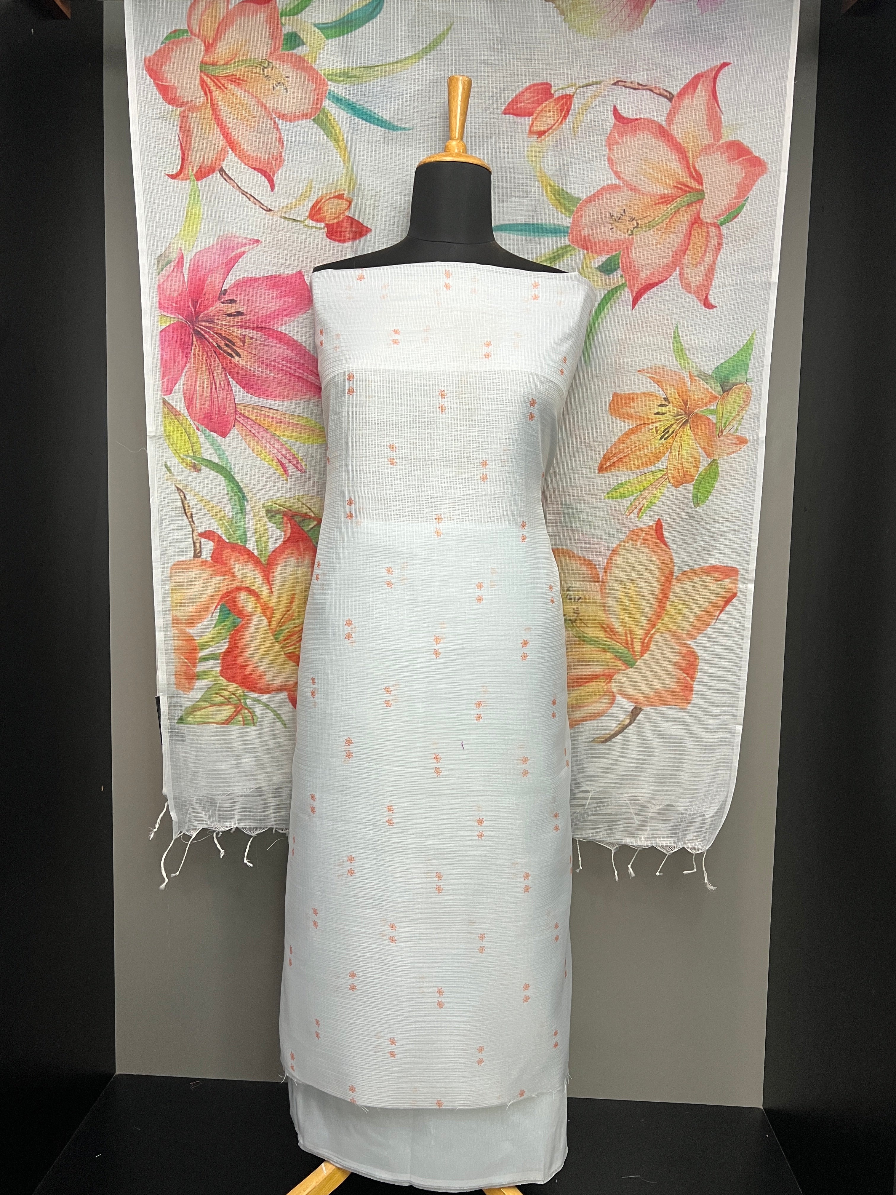 Floral Digital Printed Silky Kota Salwar Set | MR318