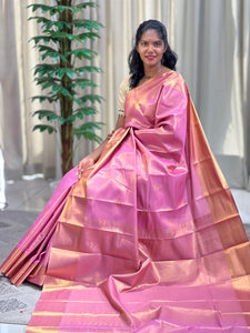 Traditional Zari Buta Weaved Banarasi Silk Saree | PMC111