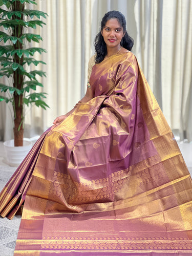 Traditional Zari Buta Weaved Banarasi Silk Saree | PMC113