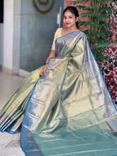 Geometric Patterned Traditional Banarasi Silk Saree | PMC126