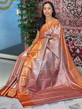 Traditional Geometric Patterned Banarasi Silk Saree | PMC129