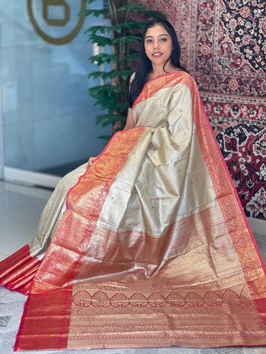 Traditional Zari Woven Banarasi Silk Saree | PMC143