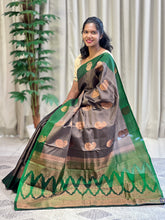 Traditional Paisley Zari Buta Weaved Soft Silk Saree | PS102