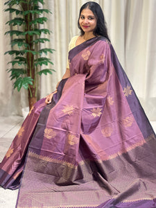 Zari Woven Traditional Patterned Soft Silk Saree | PS107