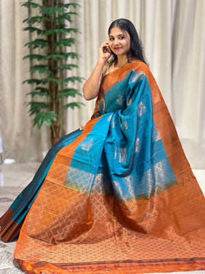 Zari Woven Traditional Patterned Soft Silk Saree | PS110