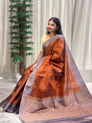 Zari Woven Traditional Patterned Soft Silk Saree | PS119