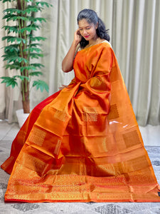 Zari Woven Traditional Buta Detailed Soft Silk Saree | PS121