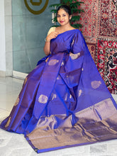 Traditional Geometric-Floral Buta Weaved Soft Silk Saree | PS125
