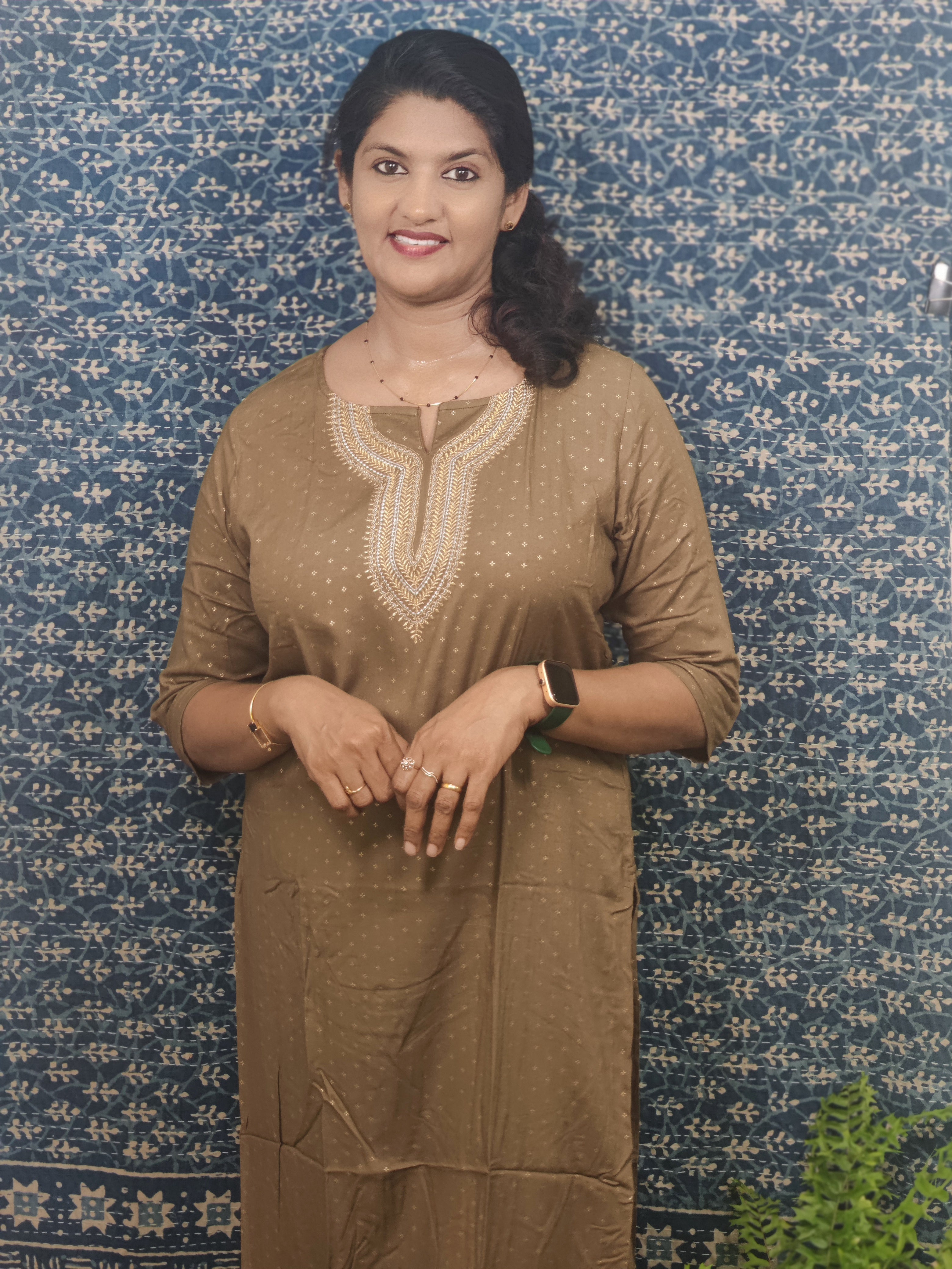 Screen Printed Rayon Kurta | RGA161