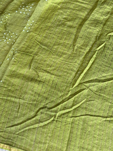 Sequence Weaving With Mirror Work Tussar Saree | RGD585