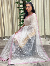 Party Wear Organza Saree | SBP1030