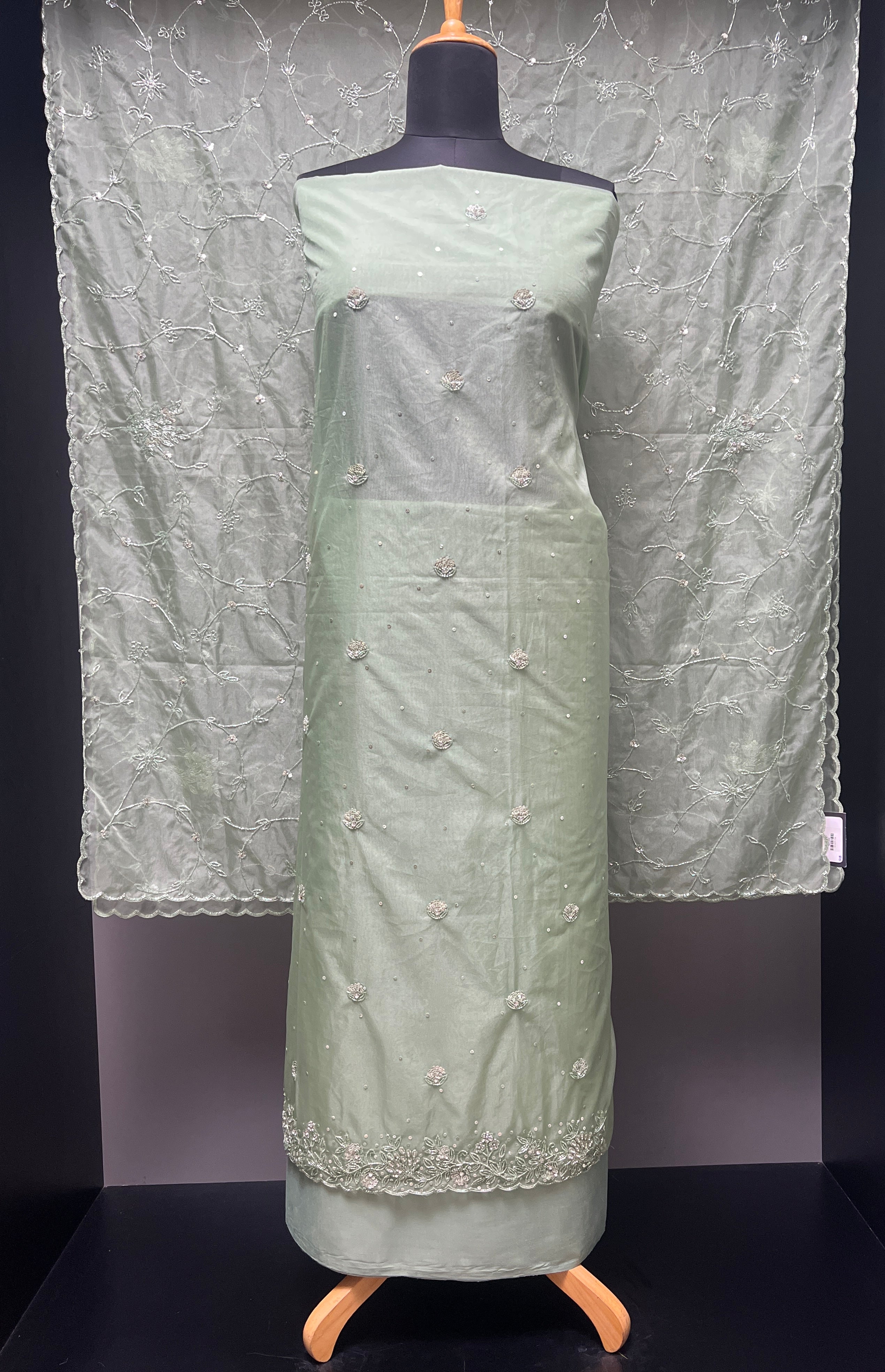 Hand Work Detailed Organza Salwar Set | SBP1059