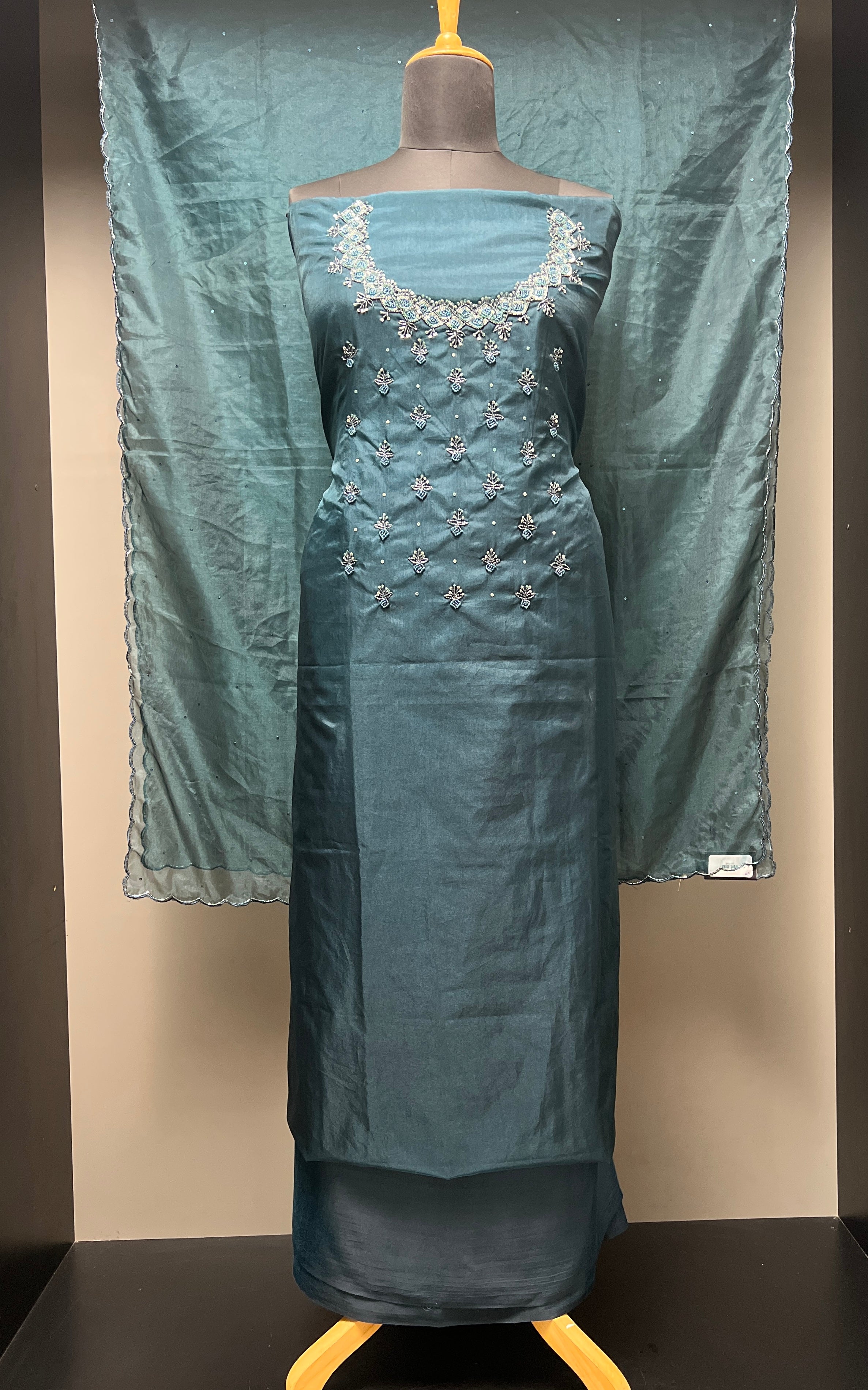 Party Wear Viscose Organza Salwar Set | SBP1069