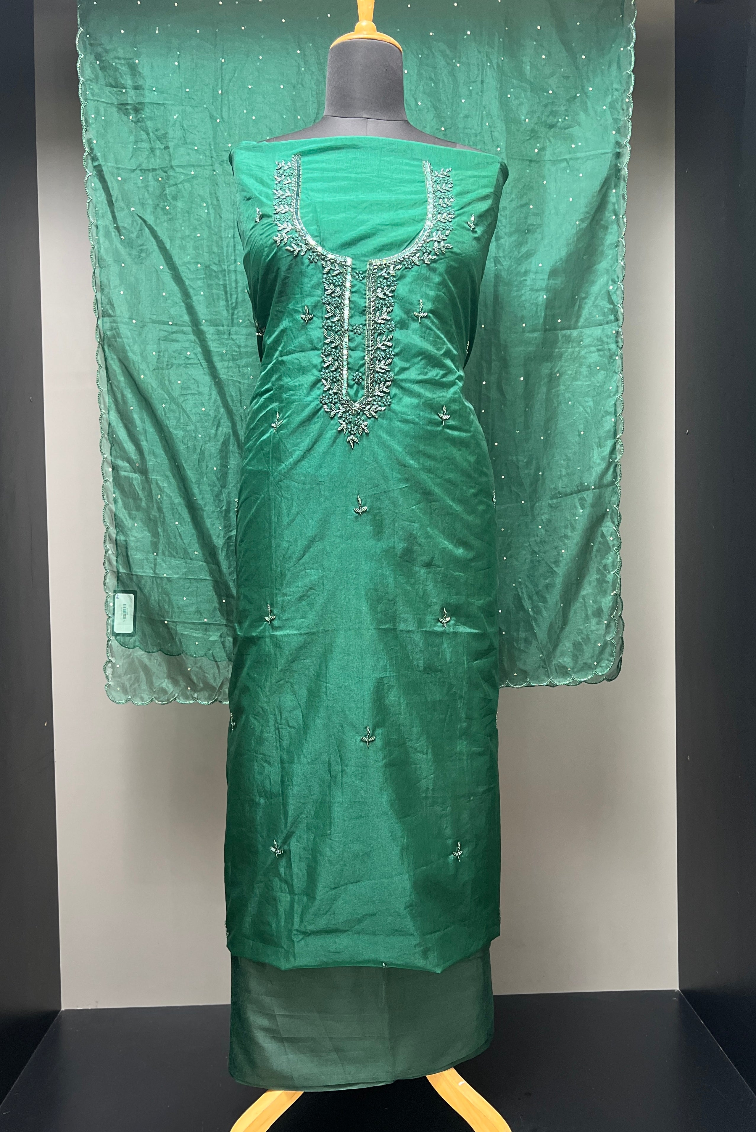 Hand Embroidery Detailed Organza Salwar Set | SBP1075