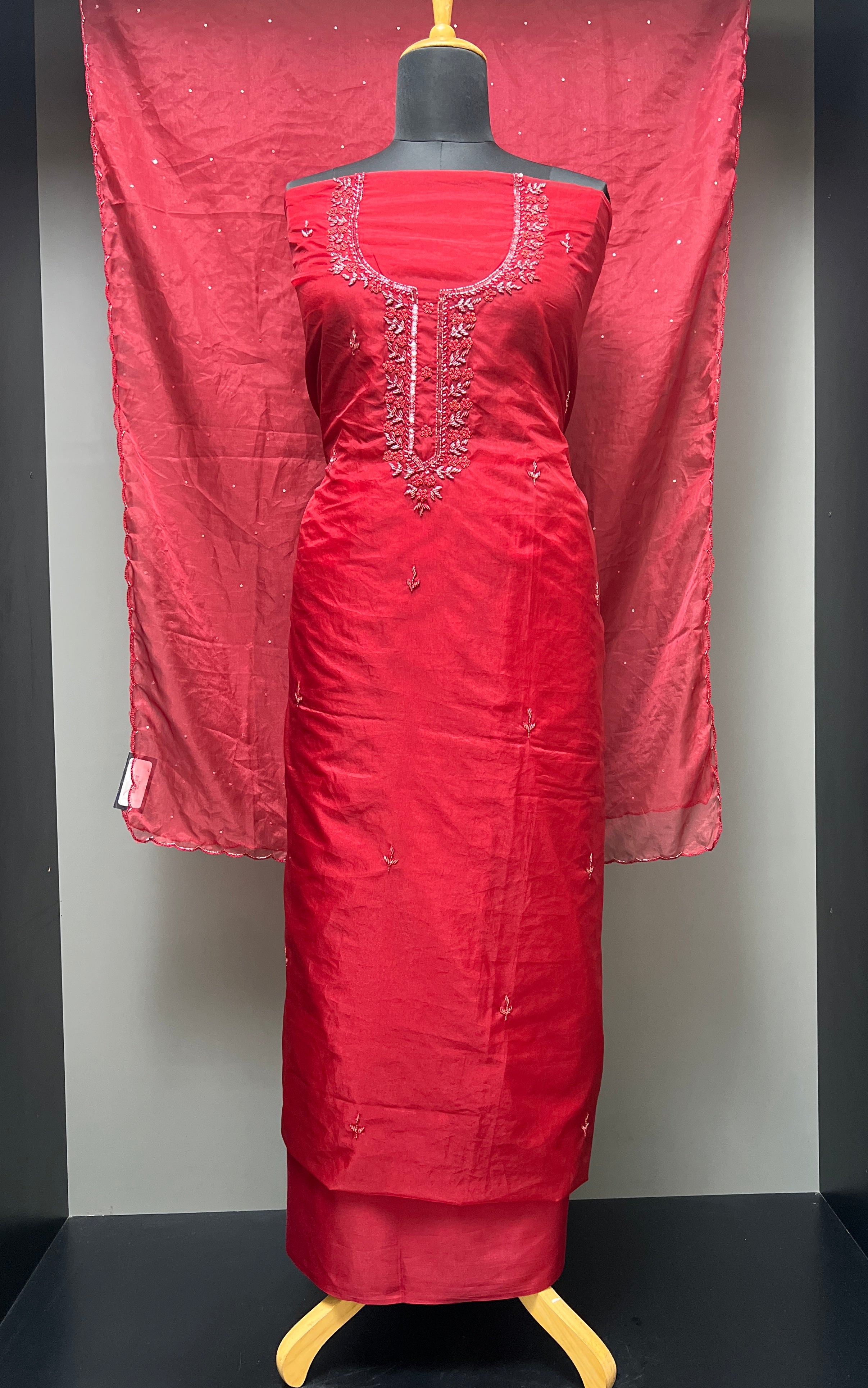 Hand Embroidery Detailed Organza Salwar Set | SBP1076