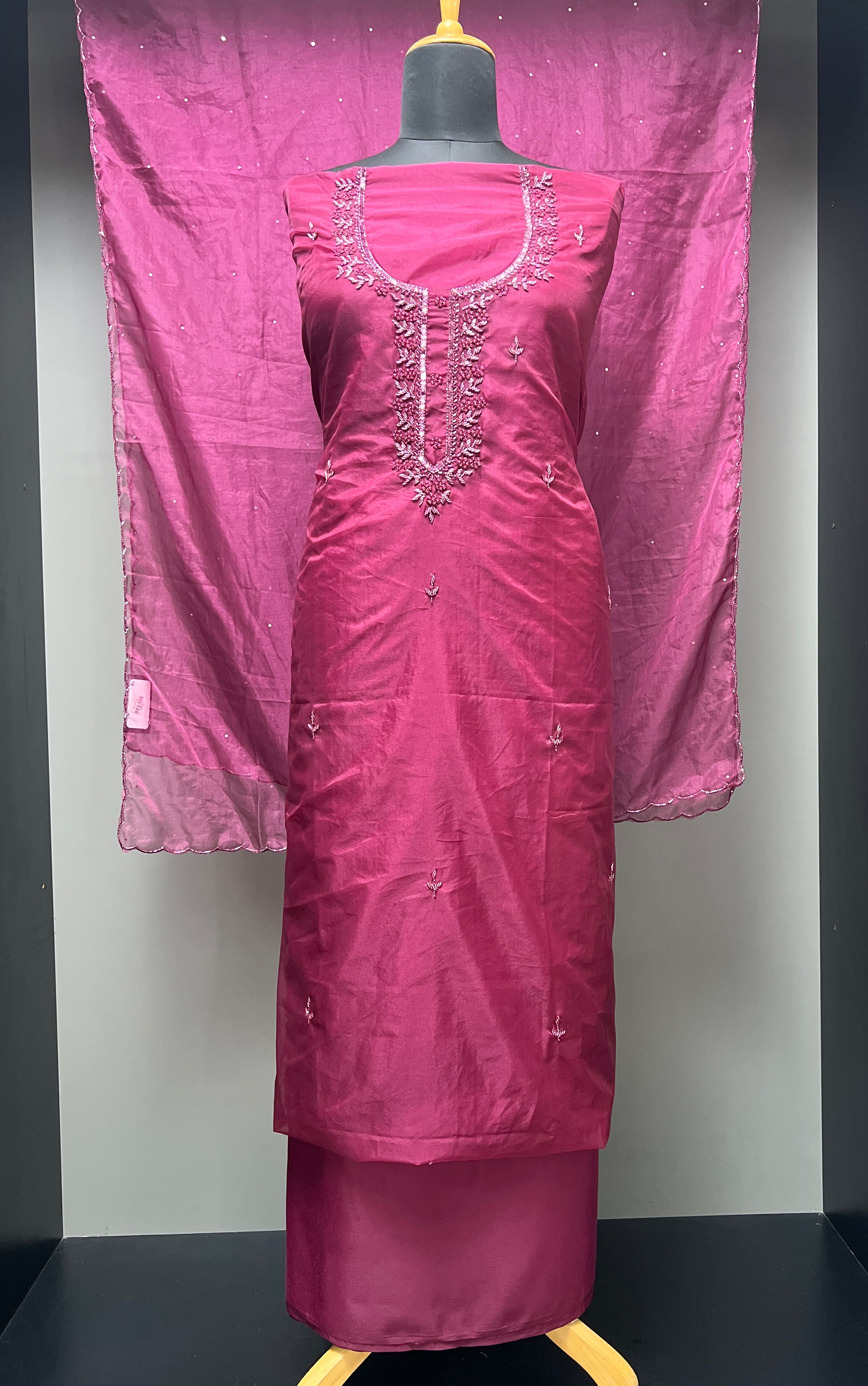Hand Embroidery Detailed Organza Salwar Set | SBP1079