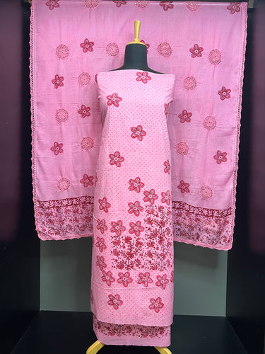 Floral Block Printed Cotton Salwar Set | SF1281