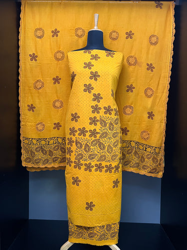 Digital Printed Floral Patterned Cotton Salwar Set | SF1289