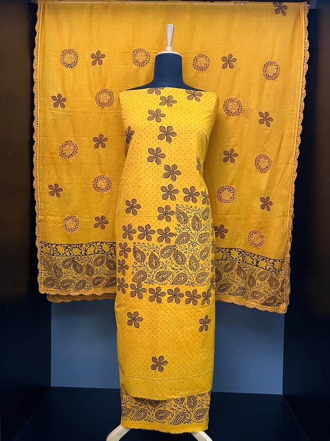 Digital Printed Floral Patterned Cotton Salwar Set | SF1289