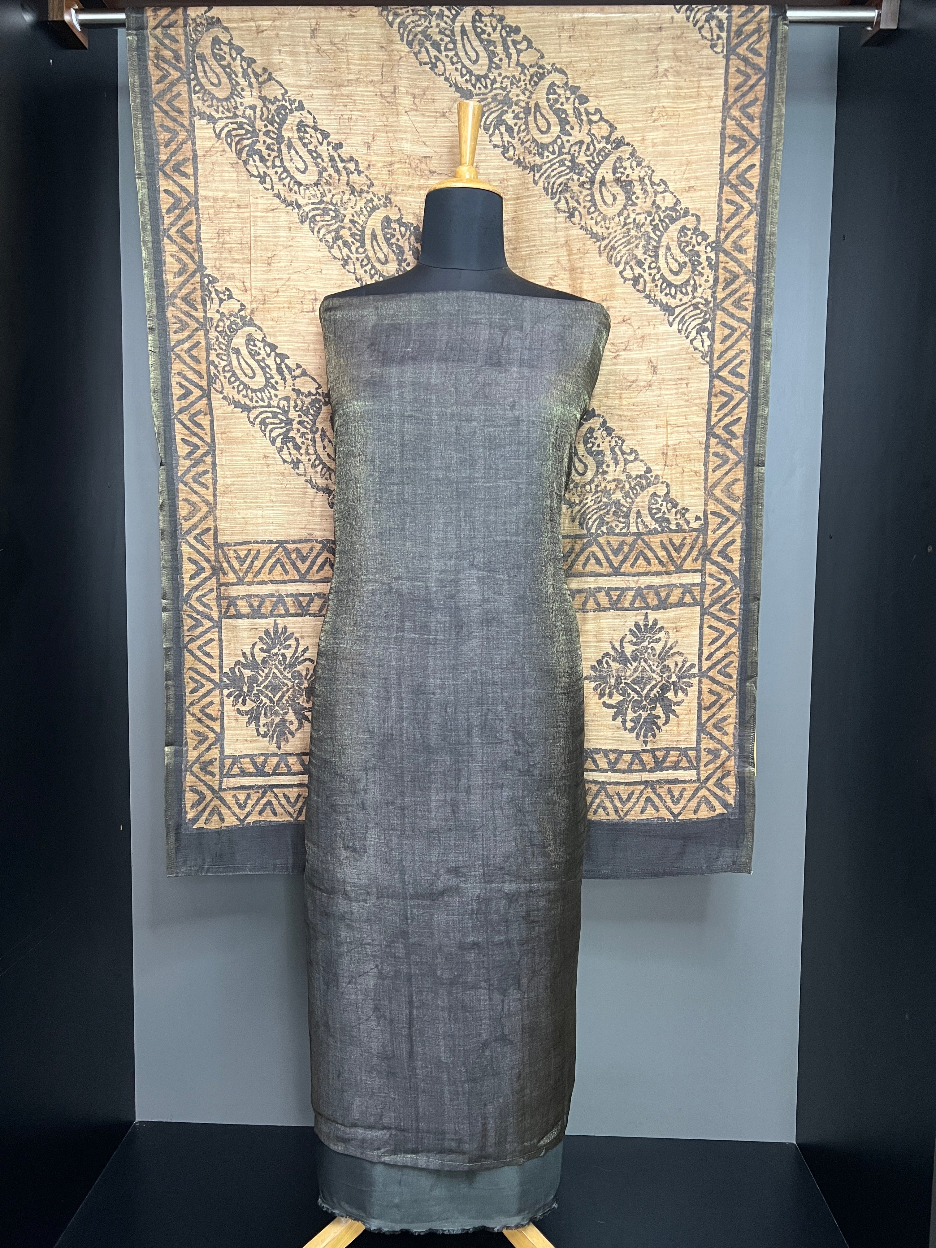 Tissue Weaving Patterned Tissue Salwar Set | SP420