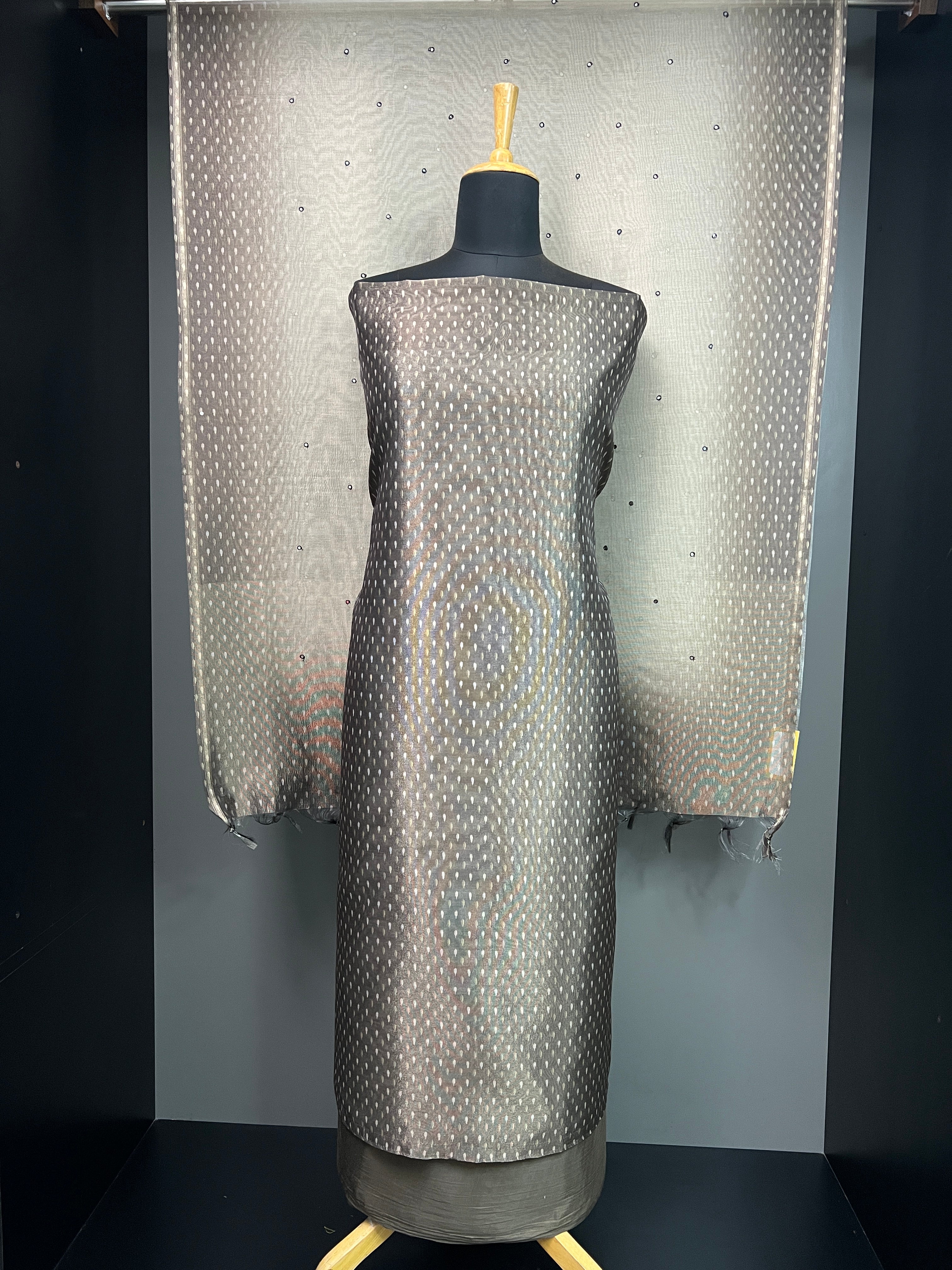 Print Detailed Tissue Organza Salwar Set | SP447