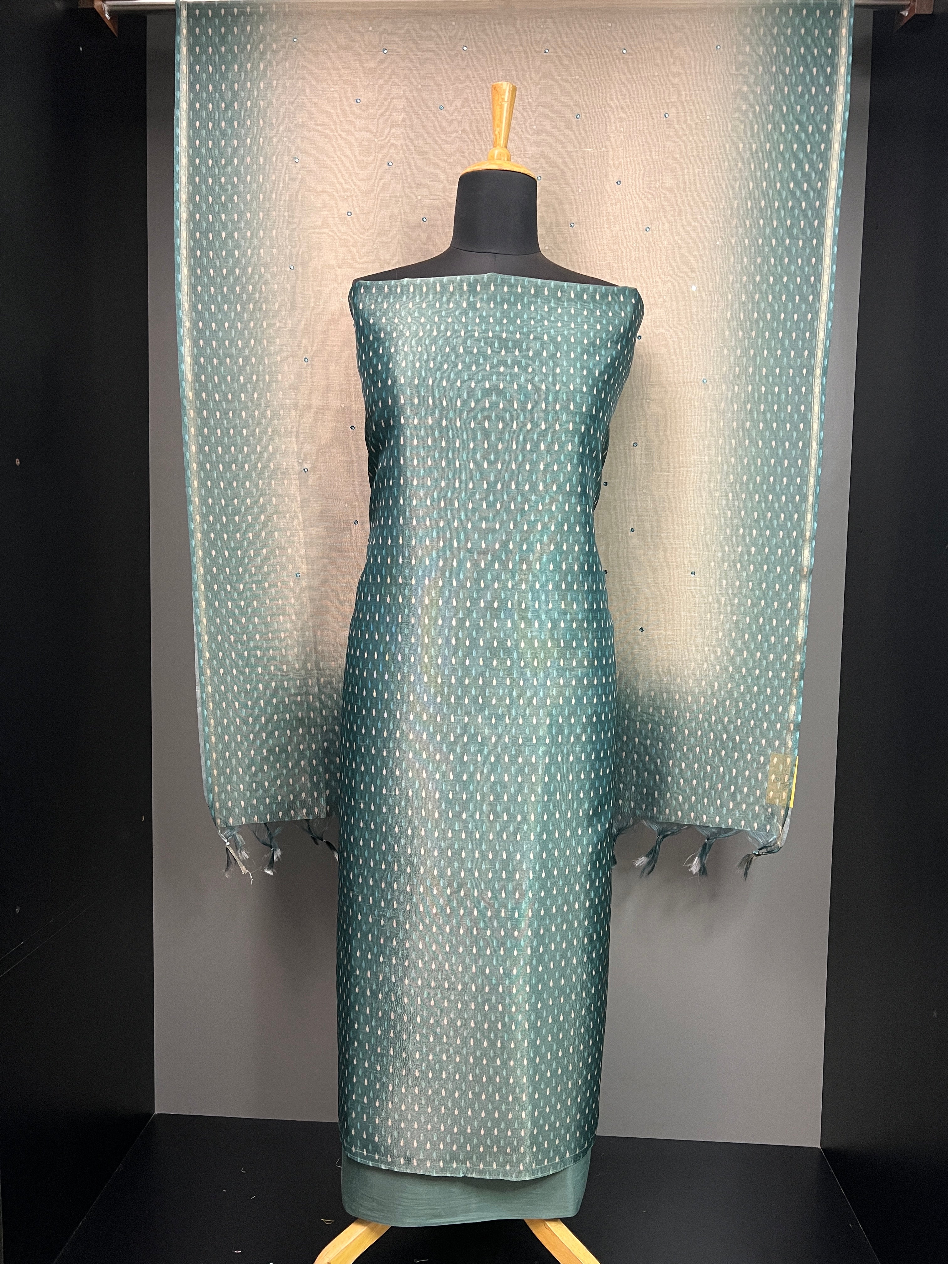 Print Detailed Tissue Organza Salwar Set | SP448