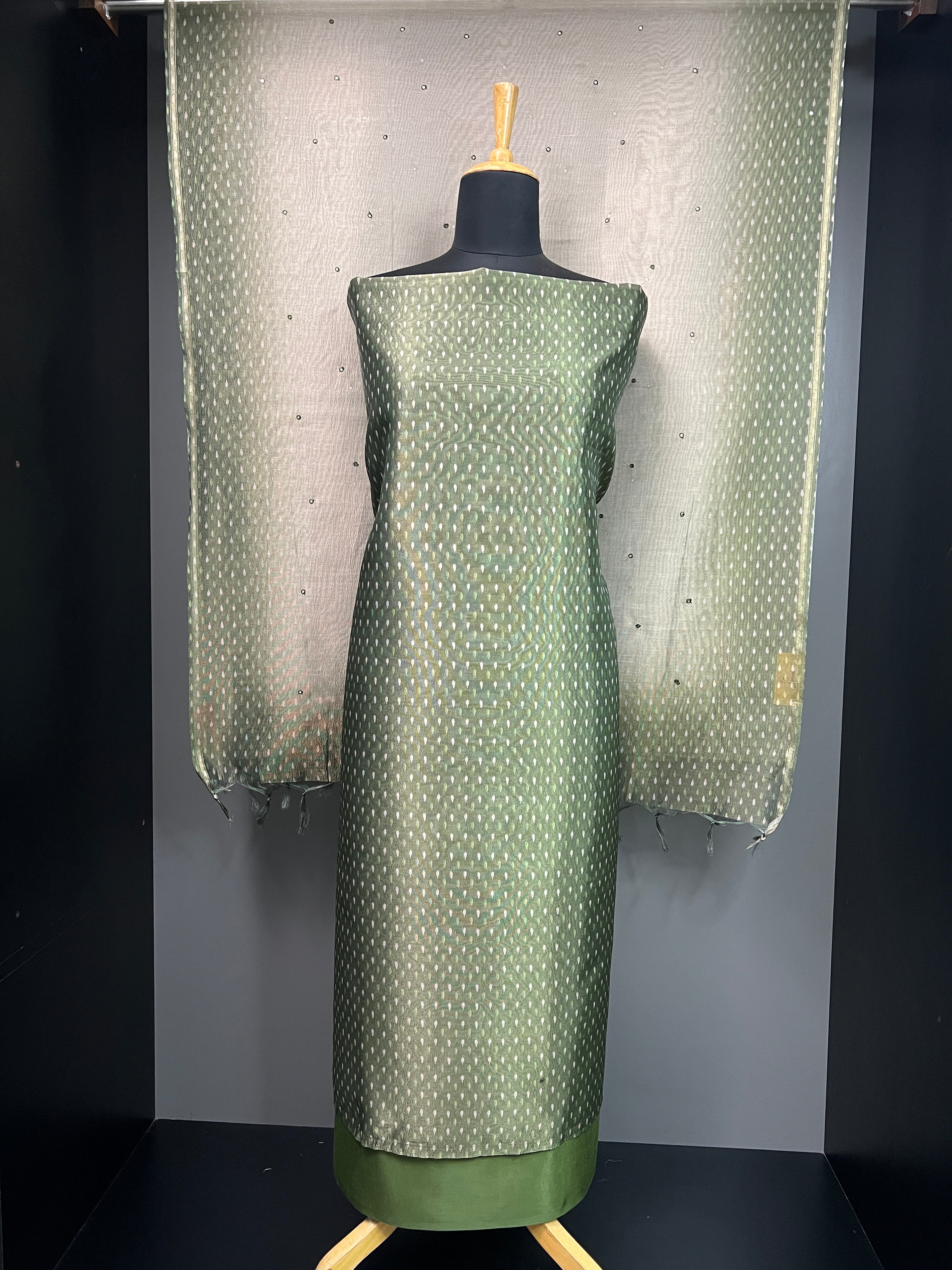 Print Detailed Tissue Organza Salwar Set | SP449