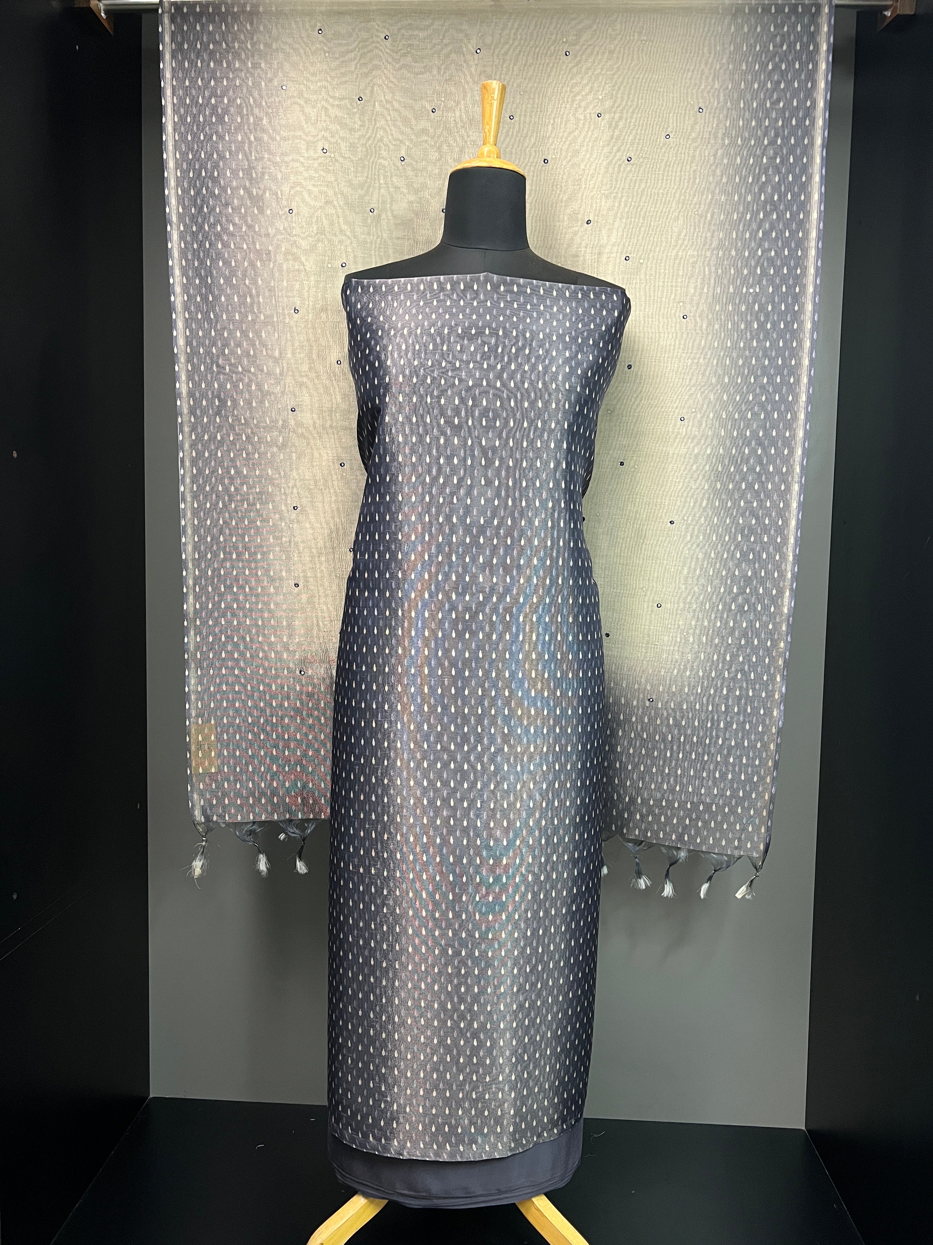 Print Detailed Tissue Organza Salwar Set | SP450