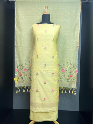 Floral Weaving Patterned Jamdani Salwar Set | SSN214