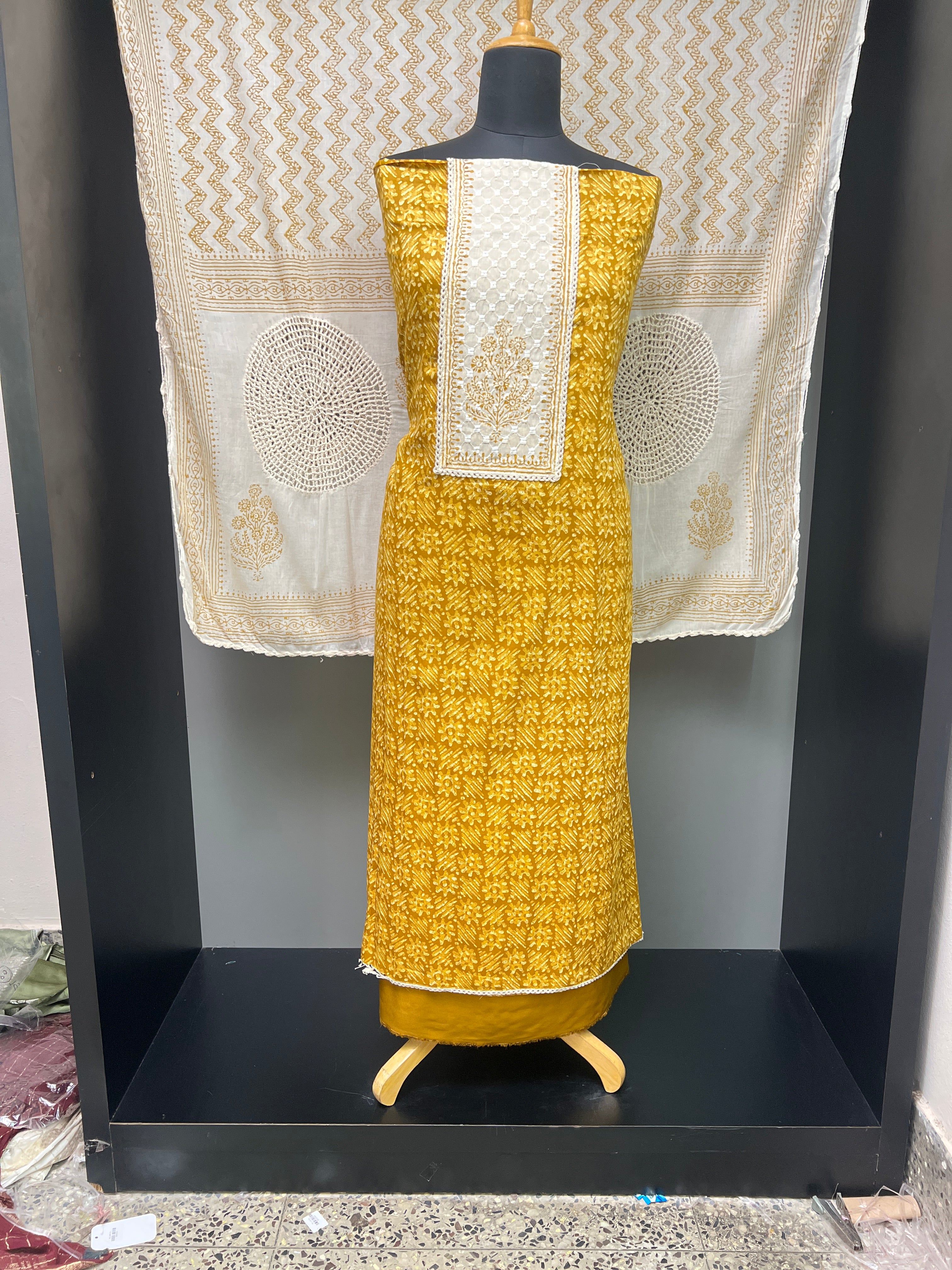 Digital & Block Printed Cotton Salwar Set | SW2020